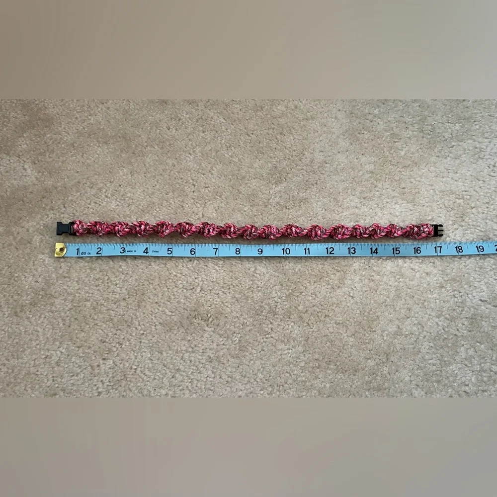 Paracord Dog Collar with D Ring for Hanging Tags - NEW